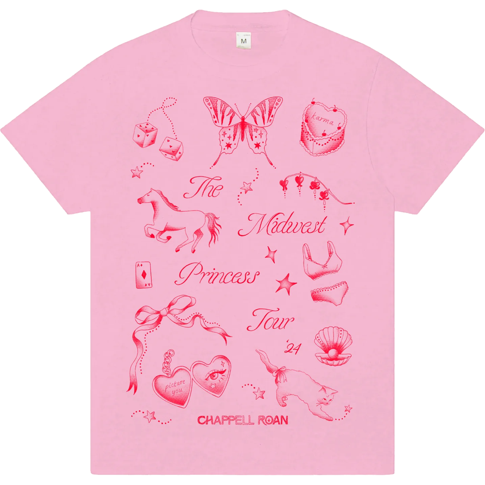 Midwest Princess 2024 Tour Tee (Pink)