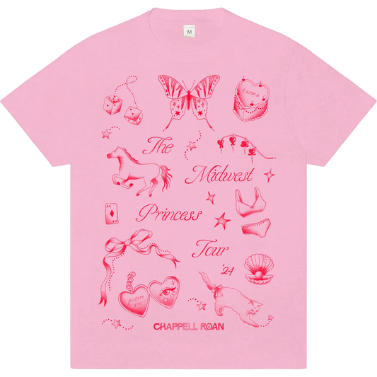 Midwest Princess 2024 Tour Tee (Pink)